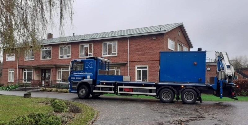 Temporary boilers by Kings Boiler Hire at Suffolk Community Centre 