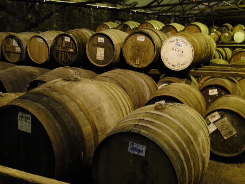 Image of barrels for brewery and distillery industry