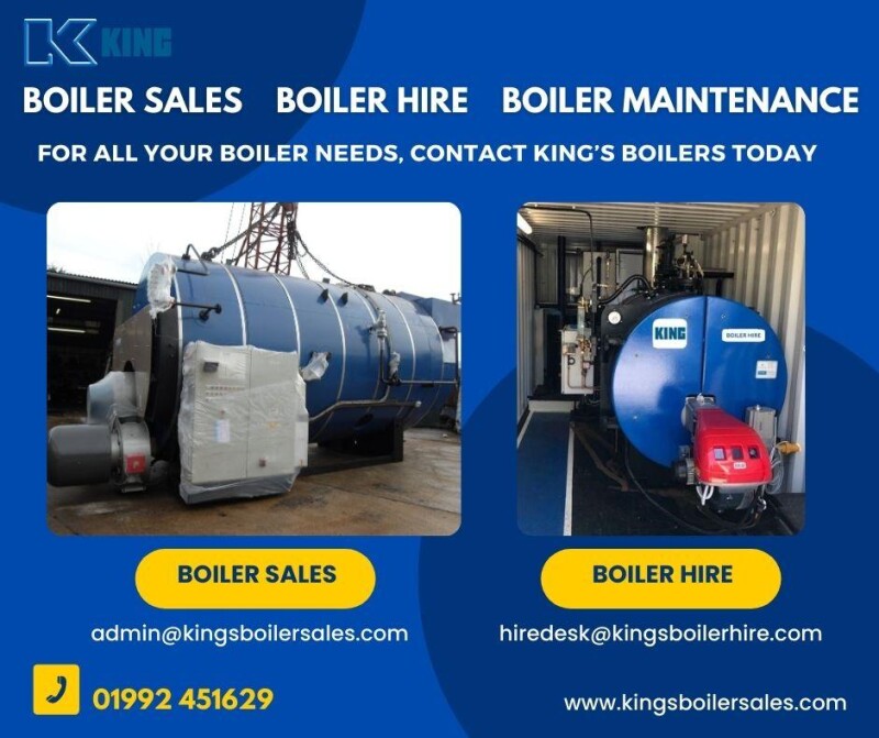 Kings Boilers for Sale and Hire